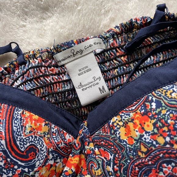 Adorable Colorful Paisley Mini Dress - Picture 2 of 6